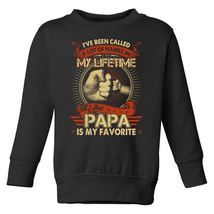 Lifetime Papa Toddler Sweatshirt