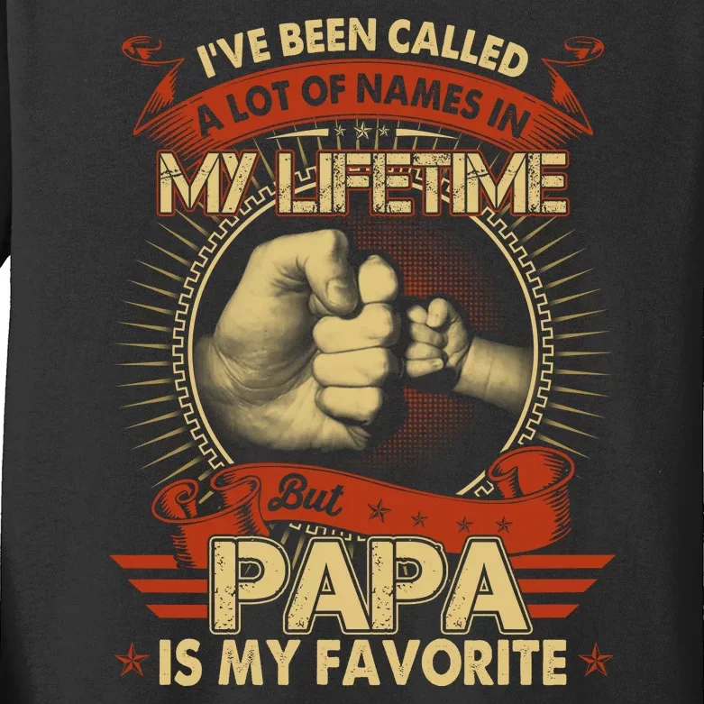 Lifetime Papa Kids Long Sleeve Shirt