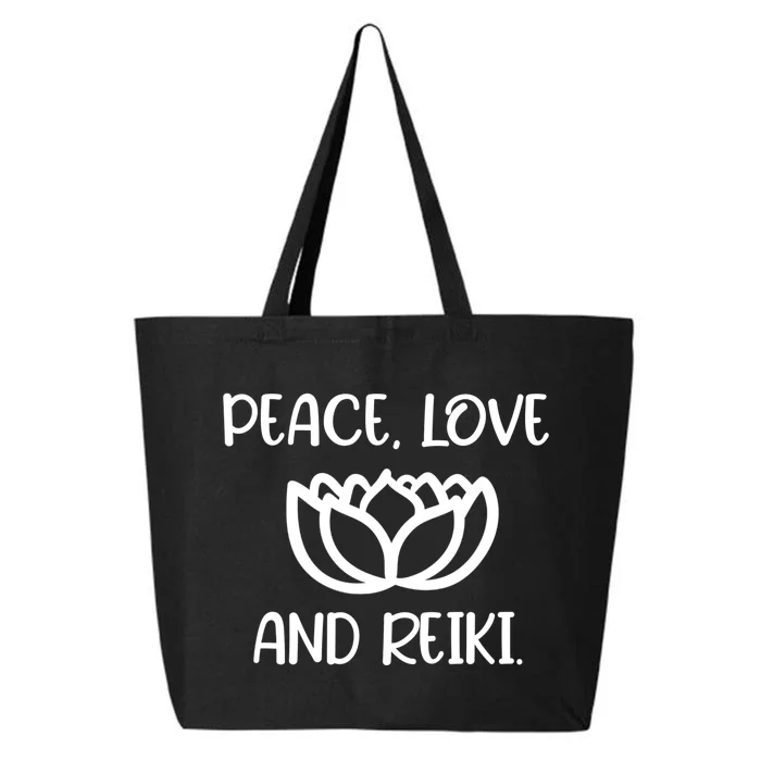 Lotus Peace Love Reiki Gift Cool Style Gift 25L Jumbo Tote