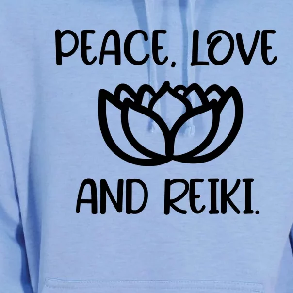 Lotus Peace Love Reiki Gift Cool Style Gift Unisex Surf Hoodie