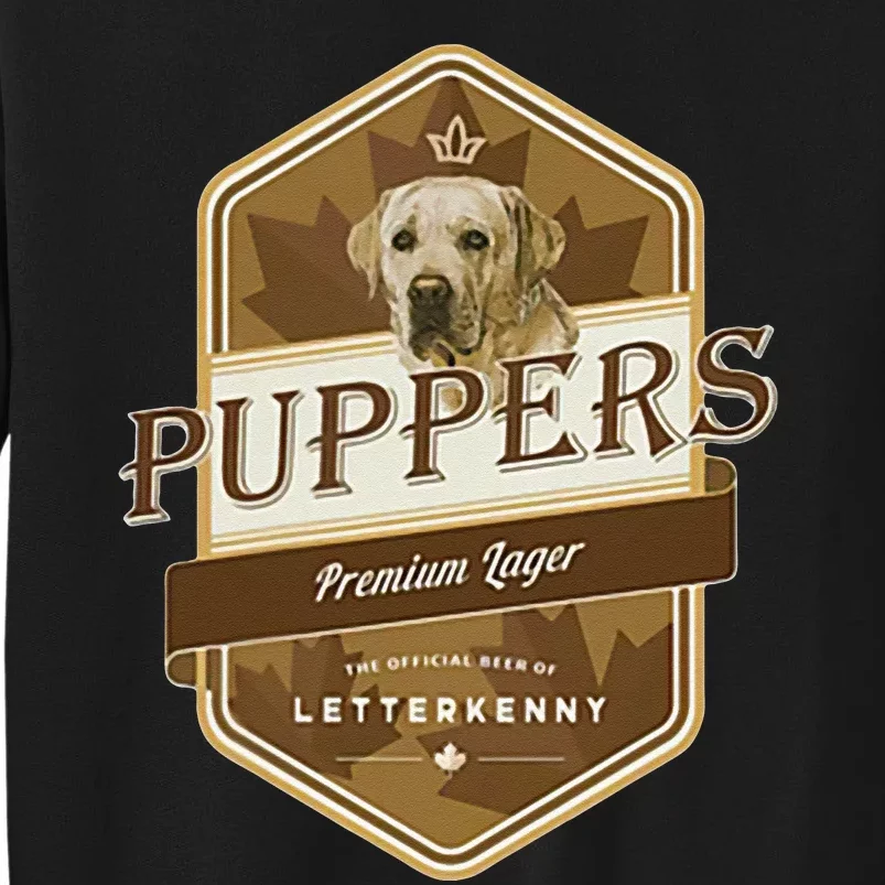 Letterkenny Puppers Lager Beer Tall Sweatshirt