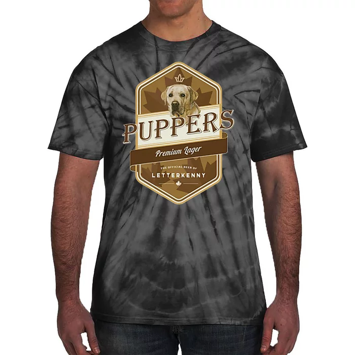 Letterkenny Puppers Lager Beer Tie-Dye T-Shirt