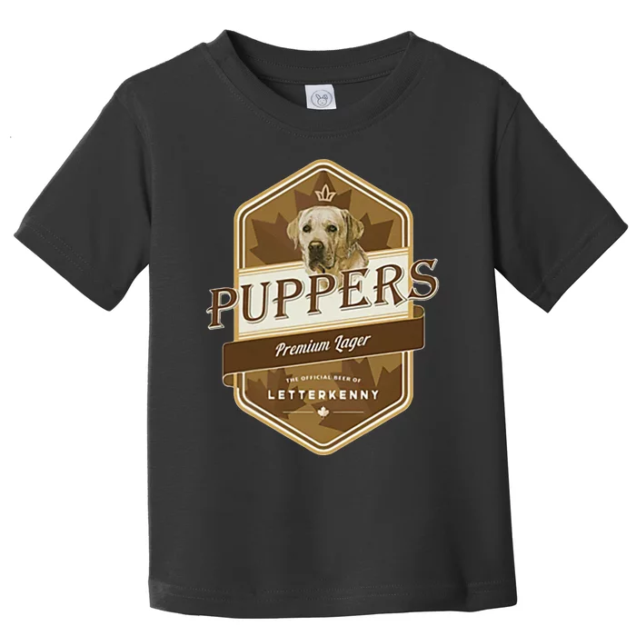 Letterkenny Puppers Lager Beer Toddler T-Shirt