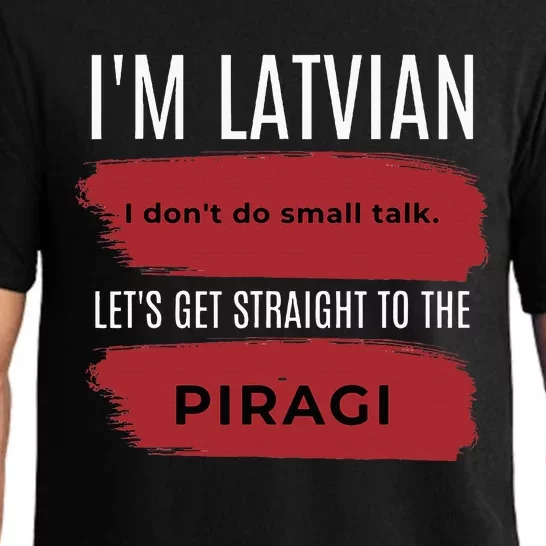 Latvian Pride Latvia Souvenir Piragi Latvian Favorite Food Pajama Set