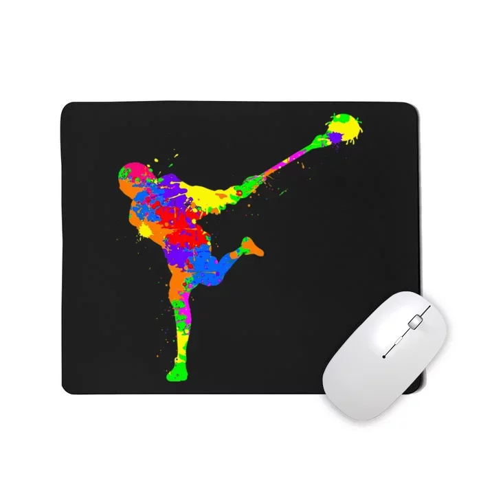 Lacrosse Player Mousepad