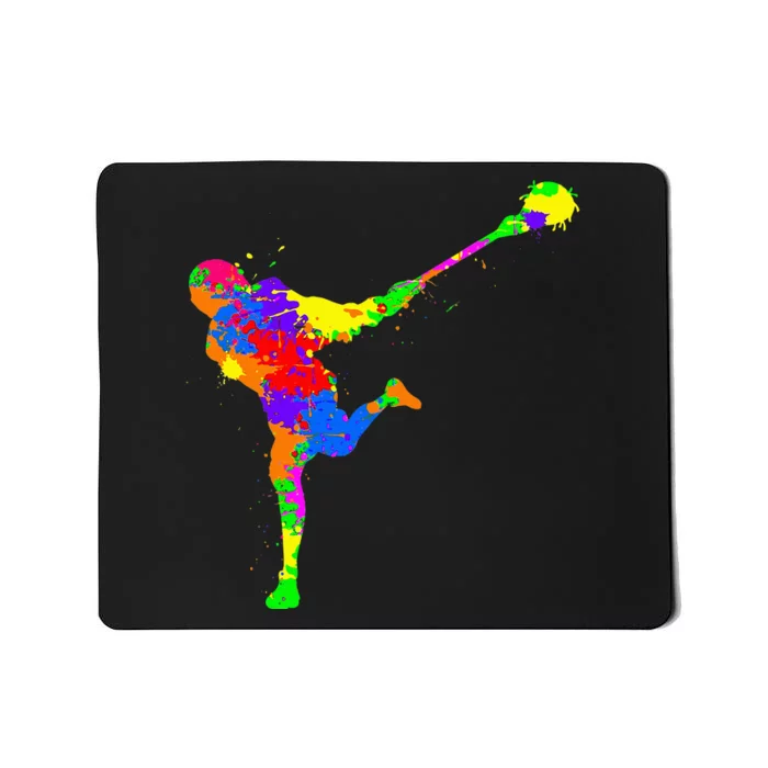 Lacrosse Player Mousepad