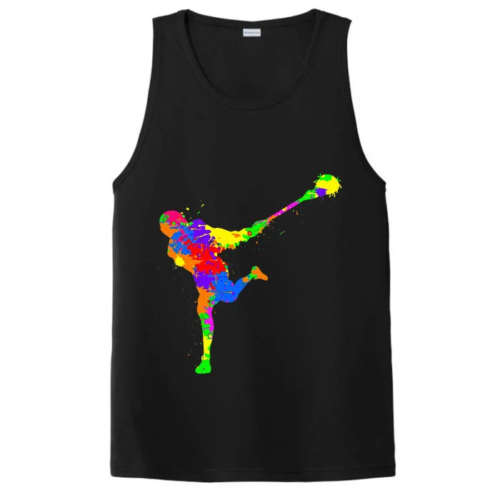 Lacrosse Player Performance Tank