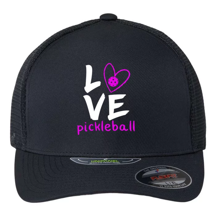 Love Pickleball Flexfit Unipanel Trucker Cap