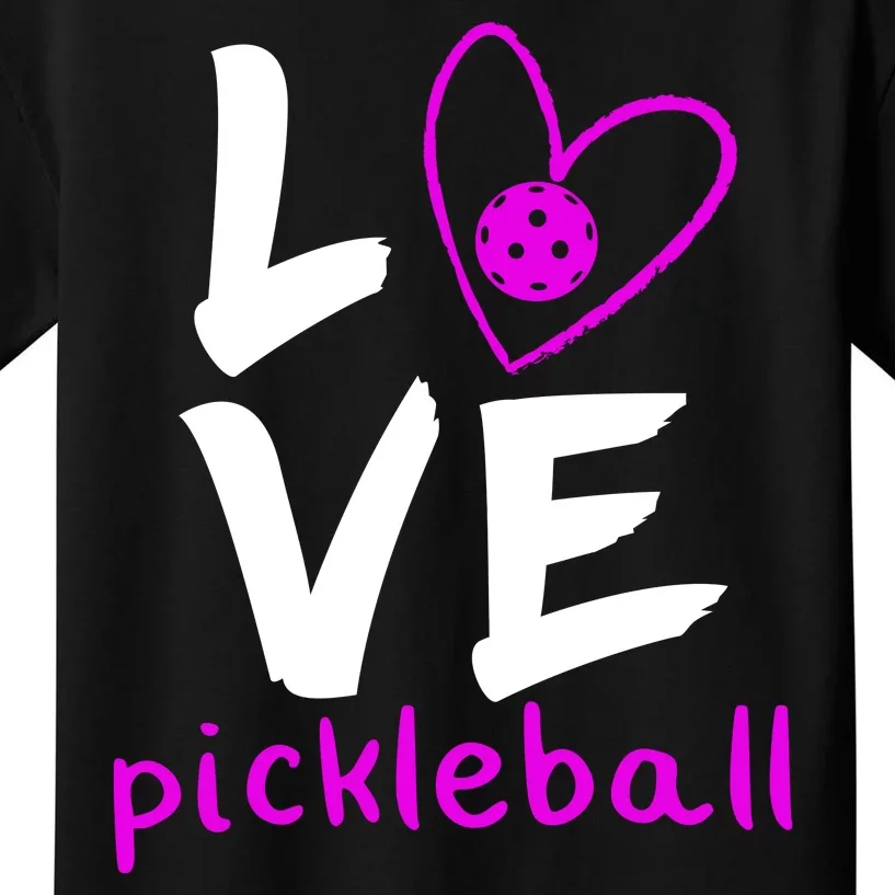 Love Pickleball Kids T-Shirt