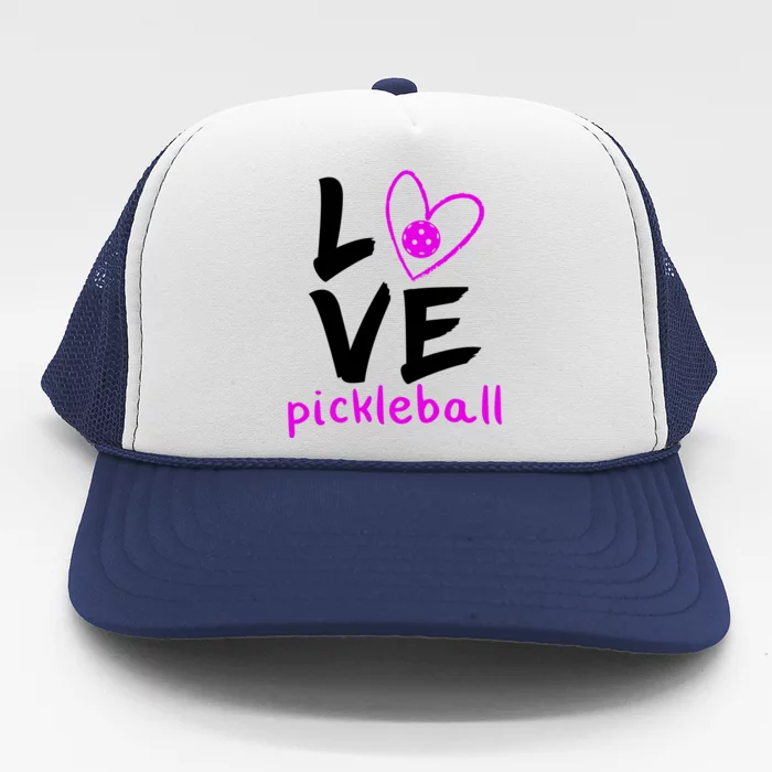 Love Pickleball Trucker Hat