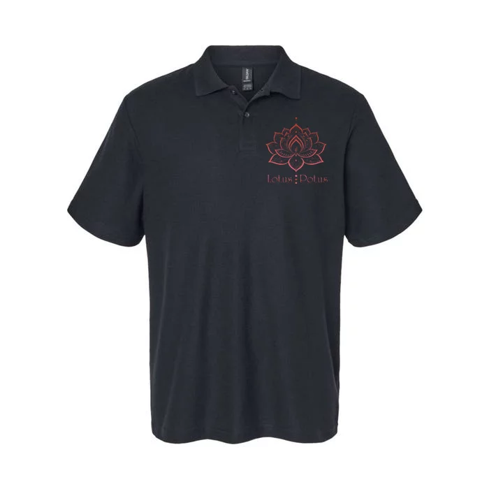 Lotus Potus Lotus For Potus Softstyle Adult Sport Polo