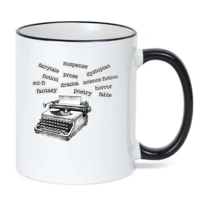 Literature Poetry Lover Gift Black Color Changing Mug