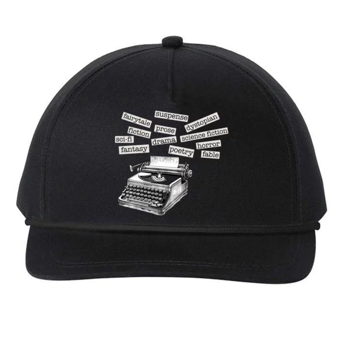 Literature Poetry Lover Gift Snapback Five-Panel Rope Hat