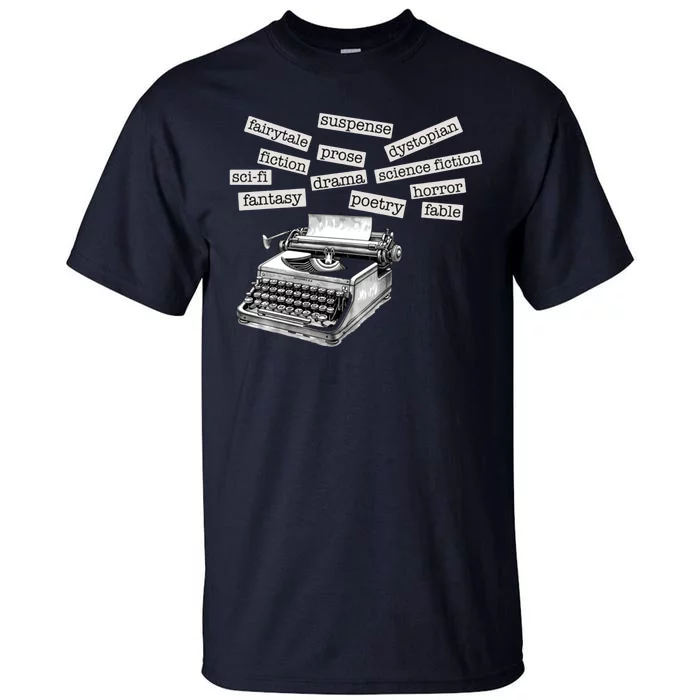 Literature Poetry Lover Gift Tall T-Shirt