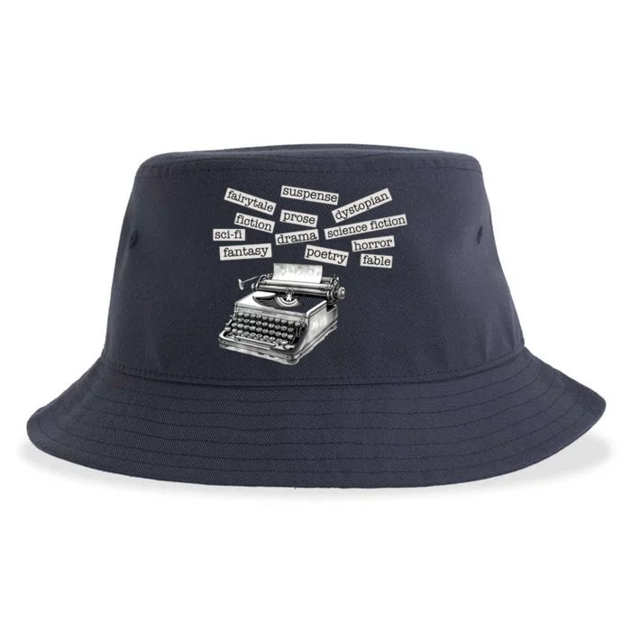 Literature Poetry Lover Gift Sustainable Bucket Hat