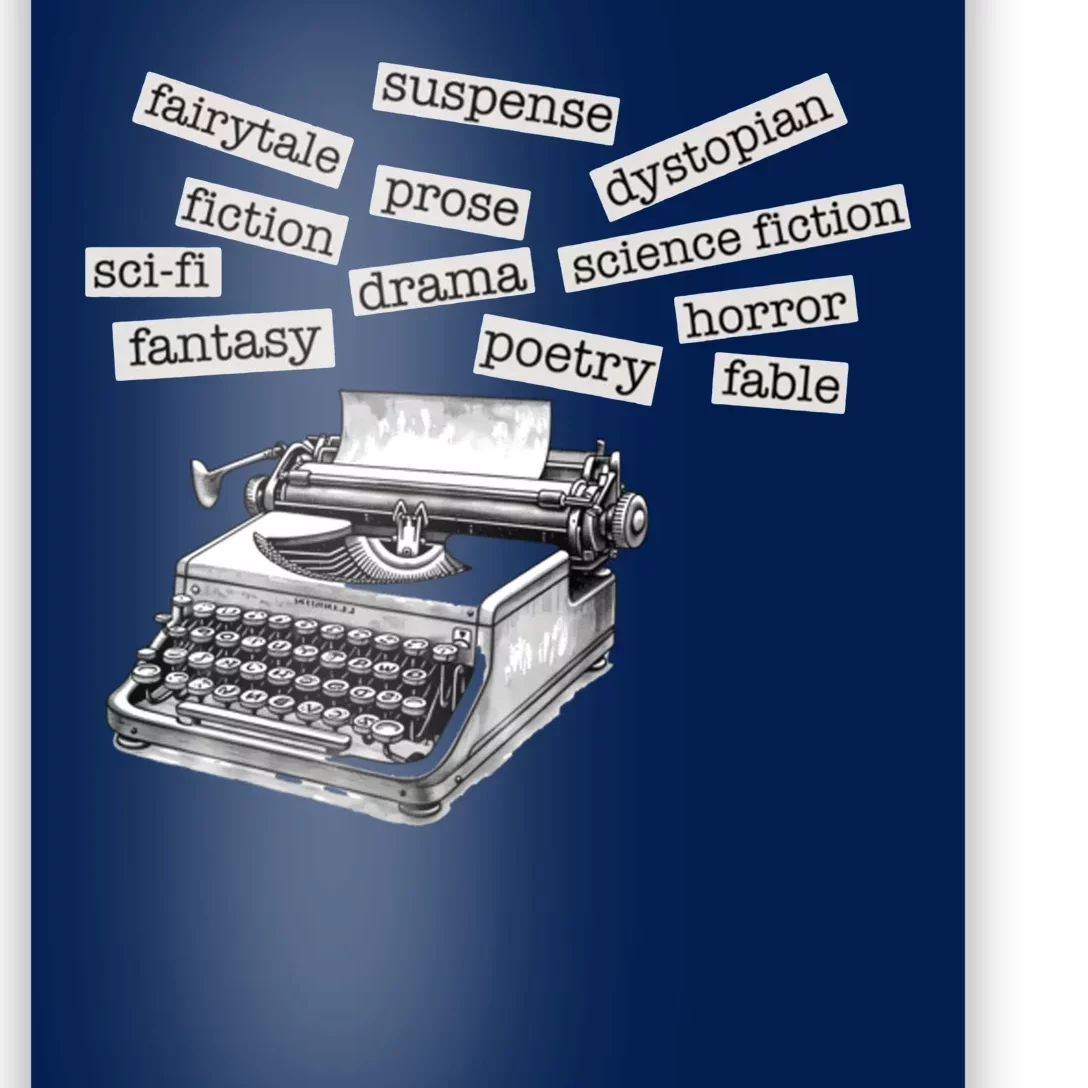 Literature Poetry Lover Gift Poster