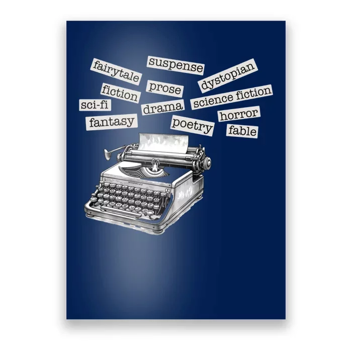 Literature Poetry Lover Gift Poster