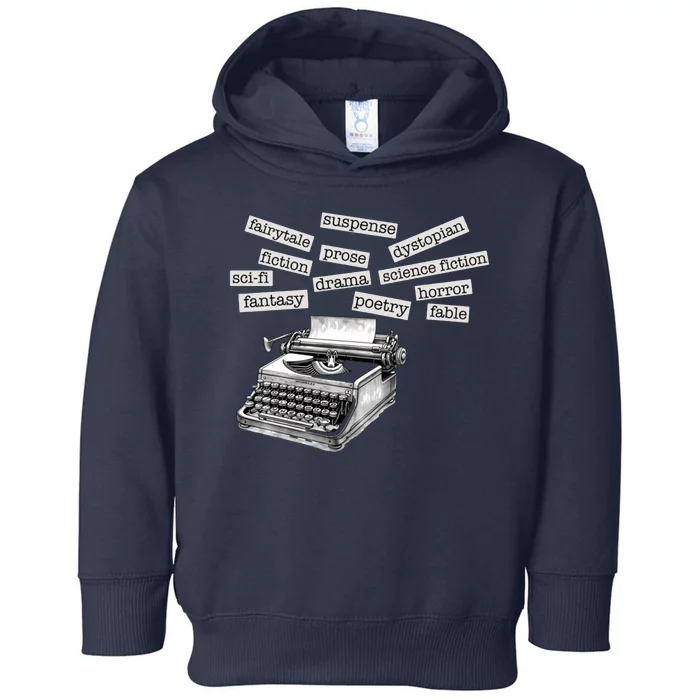 Literature Poetry Lover Gift Toddler Hoodie