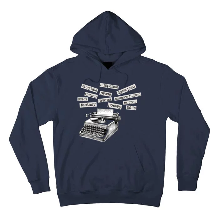 Literature Poetry Lover Gift Tall Hoodie