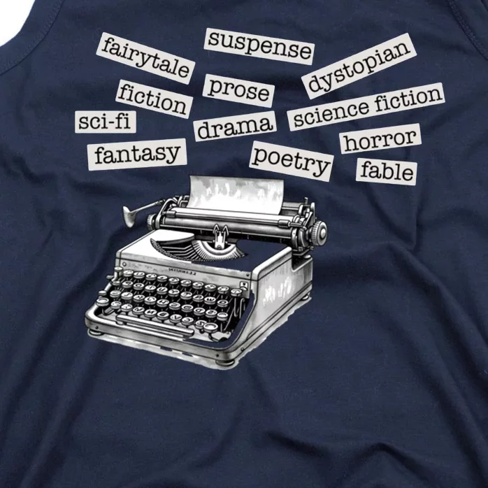 Literature Poetry Lover Gift Tank Top