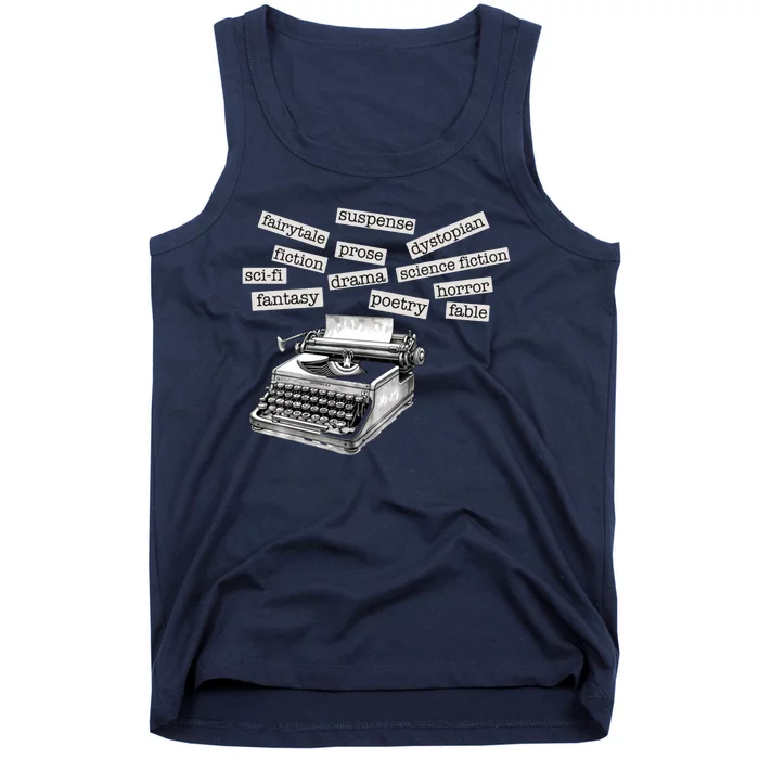 Literature Poetry Lover Gift Tank Top