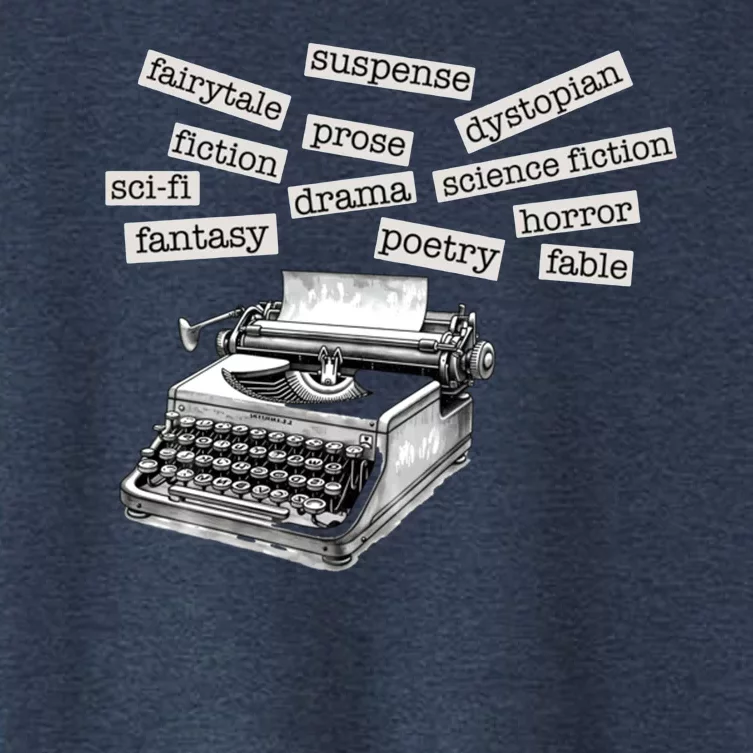 Literature Poetry Lover Gift Women's Crop Top Tee