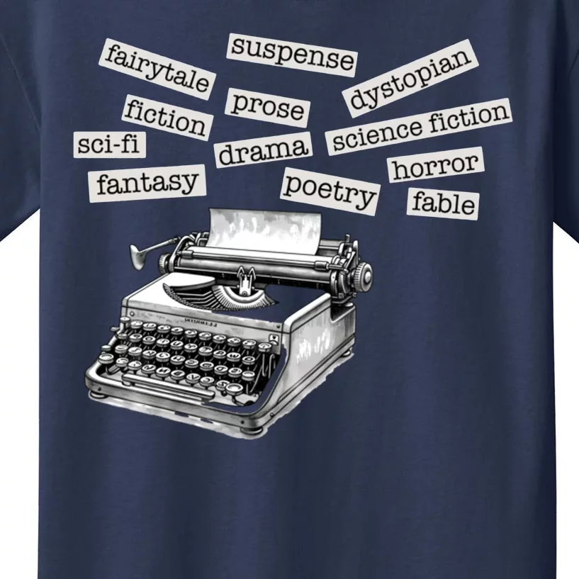 Literature Poetry Lover Gift Kids T-Shirt