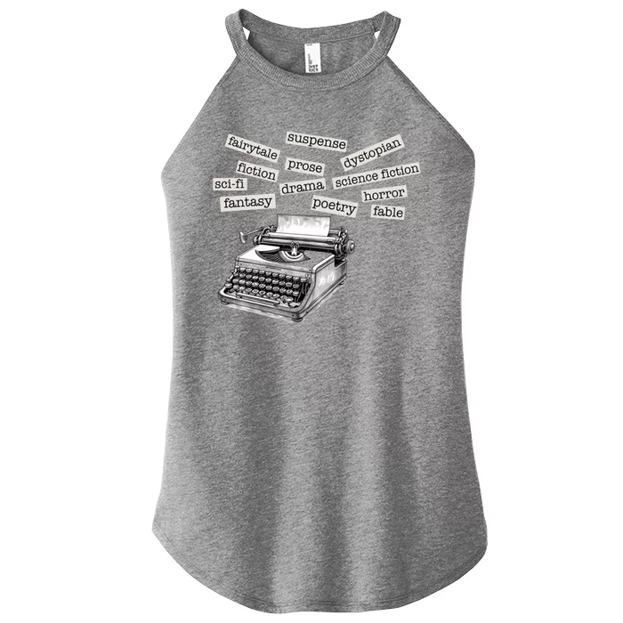 Literature Poetry Lover Gift Women’s Perfect Tri Rocker Tank