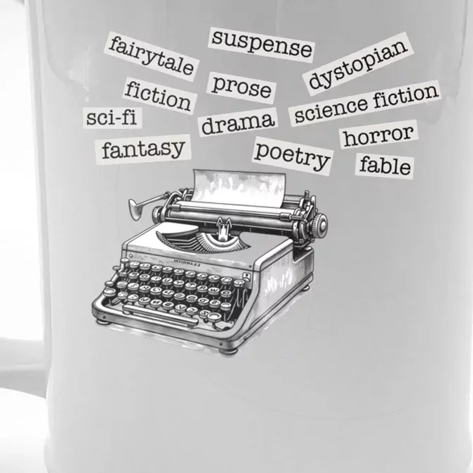 Literature Poetry Lover Gift Front & Back Beer Stein