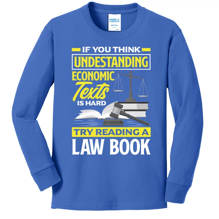 Lawyer Prosecutor Law Student Cool Gift Kids Long Sleeve Shirt