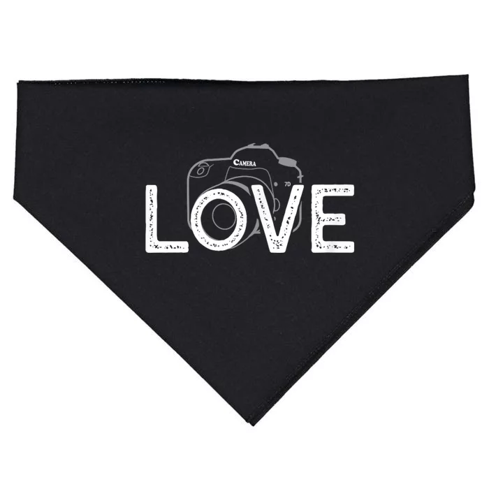 Love Photography USA-Made Doggie Bandana