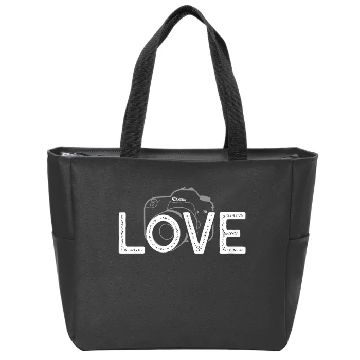 Love Photography Zip Tote Bag