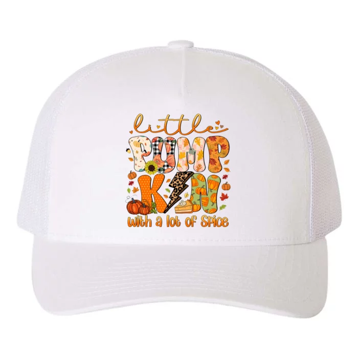 Little Pumpkin Lot Of Spice Funny Halloween Yupoong Adult 5-Panel Trucker Hat