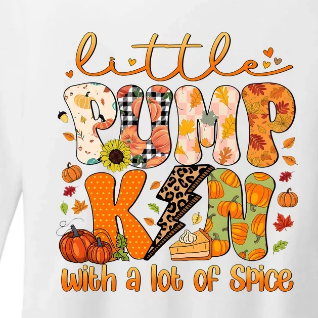 Little Pumpkin Lot Of Spice Funny Halloween Womens CVC Long Sleeve Shirt