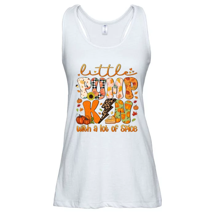 Little Pumpkin Lot Of Spice Funny Halloween Ladies Essential Flowy Tank