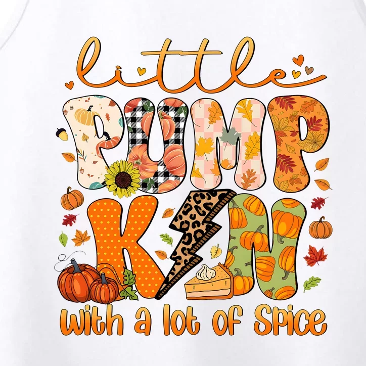 Little Pumpkin Lot Of Spice Funny Halloween Performance Tank