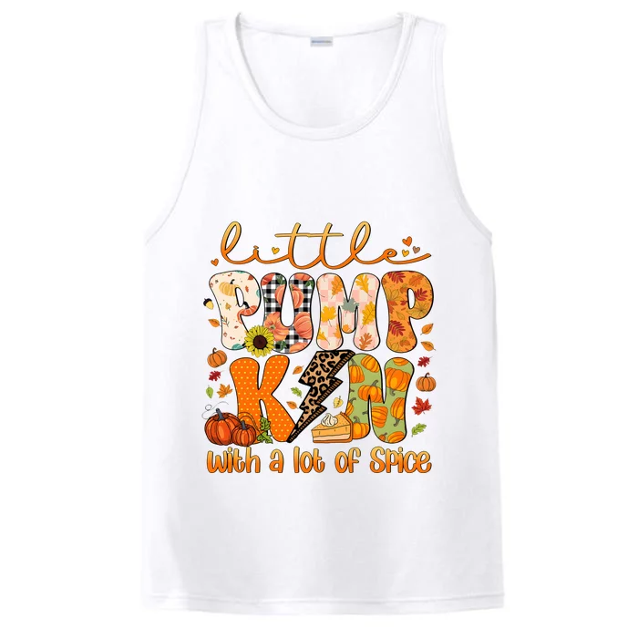 Little Pumpkin Lot Of Spice Funny Halloween Performance Tank