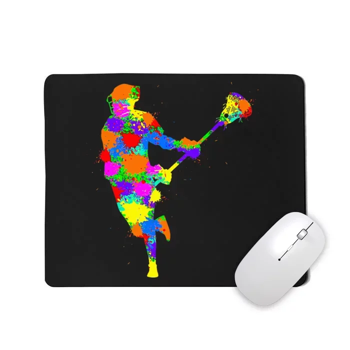 Lacrosse Player Mousepad