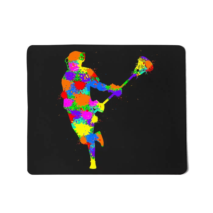 Lacrosse Player Mousepad