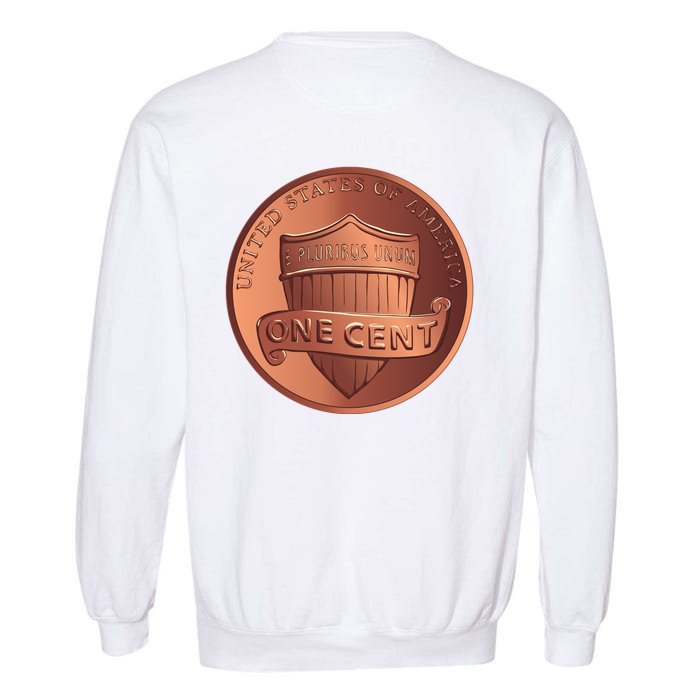 Lincoln Penny Front & Back Garment-Dyed Sweatshirt