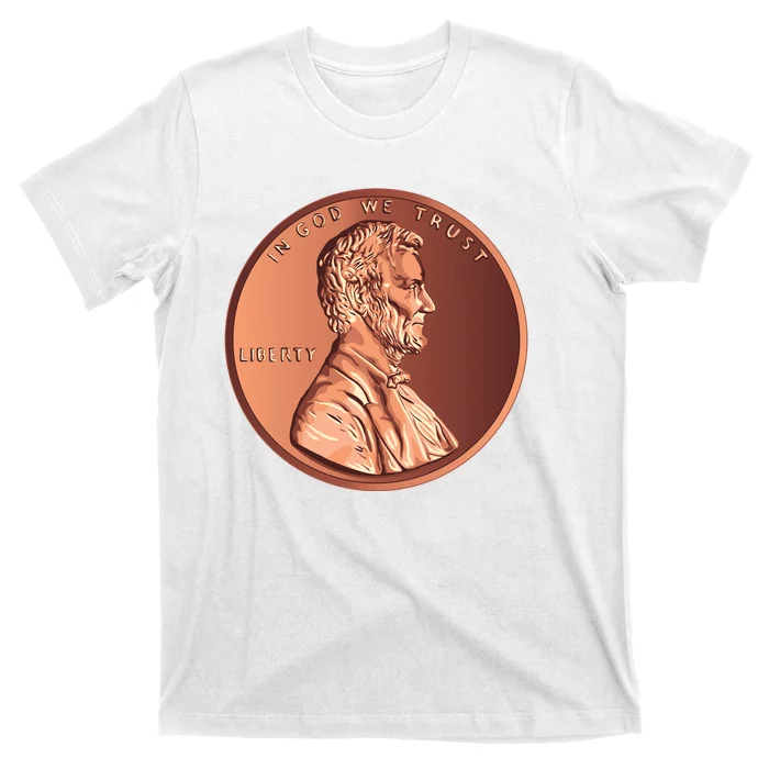 Lincoln Penny Front & Back T-Shirt