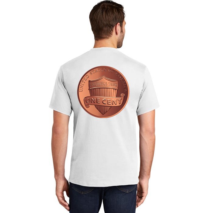 Lincoln Penny Front & Back Tall T-Shirt