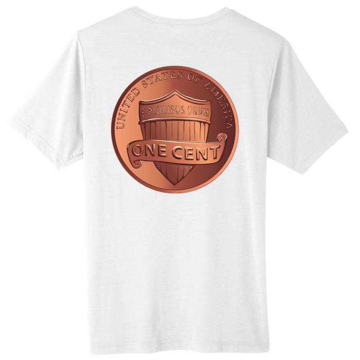 Lincoln Penny Front & Back ChromaSoft Performance T-Shirt