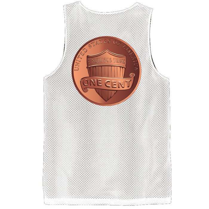 Lincoln Penny Front & Back Mesh Reversible Basketball Jersey Tank