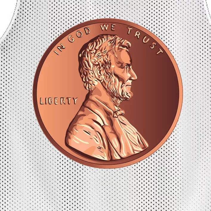 Lincoln Penny Front & Back Mesh Reversible Basketball Jersey Tank