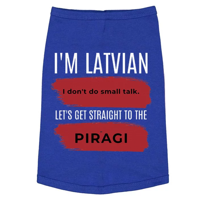 Latvian Pride Latvia Souvenir Piragi Latvian Favorite Food Doggie Tank