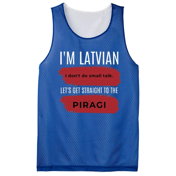 Latvian Pride Latvia Souvenir Piragi Latvian Favorite Food Mesh Reversible Basketball Jersey Tank