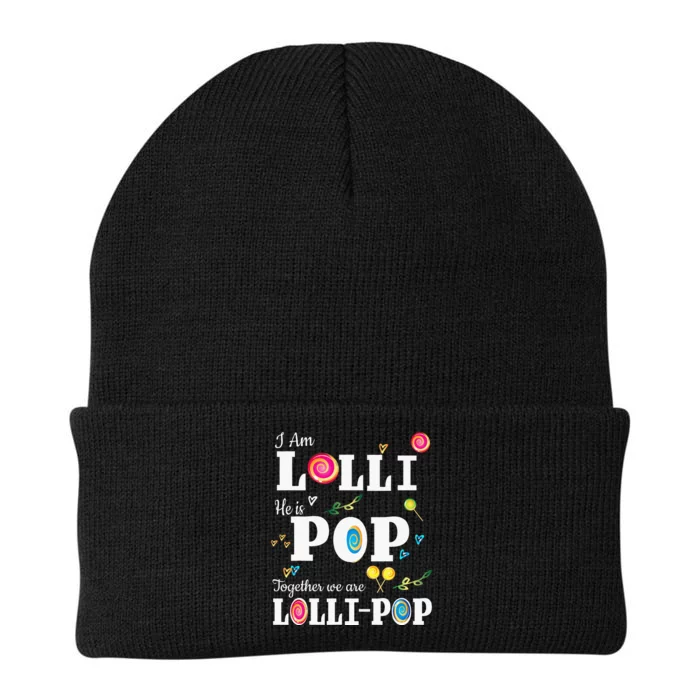 Lolli Pop Lollipop Grandmother Grandfather Knit Cap Winter Beanie