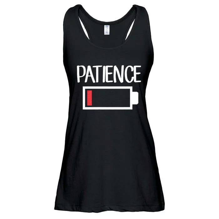 Low Patience Low Battery Patience Ladies Essential Flowy Tank