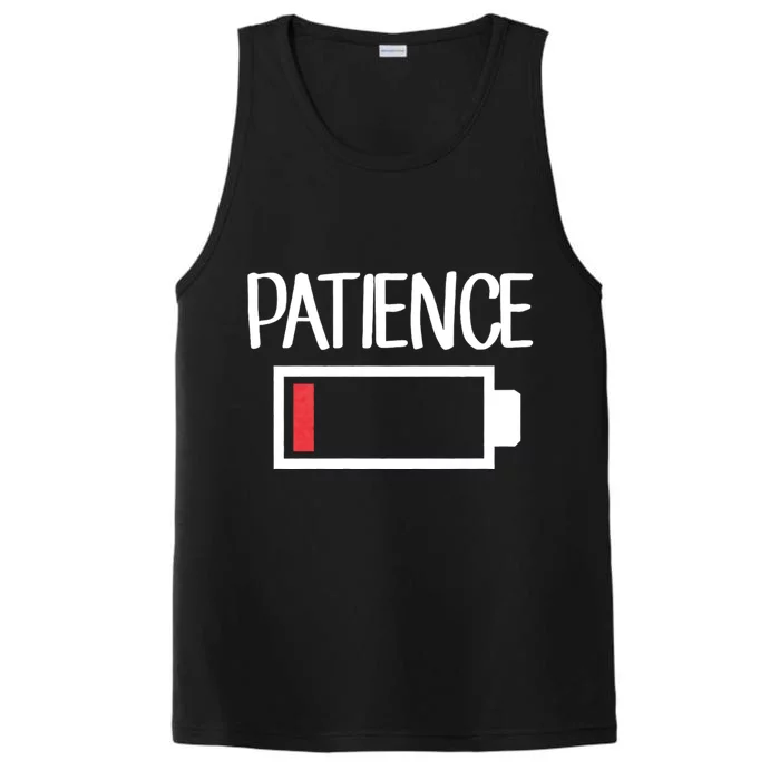 Low Patience Low Battery Patience Performance Tank